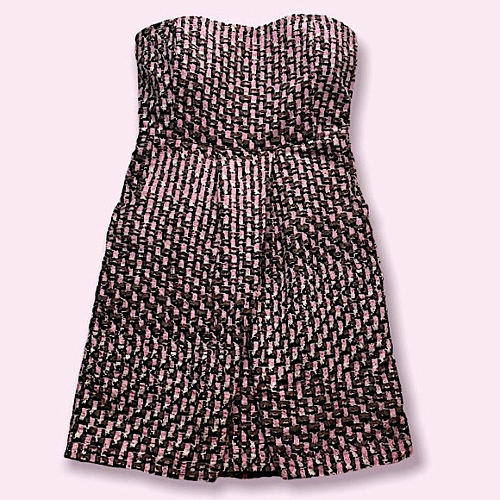 Banana Republic blended silk strapless mini dress Sz.10